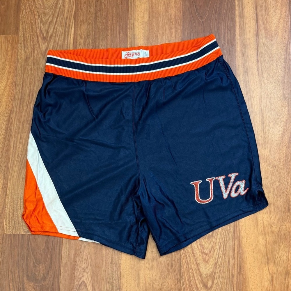 Vintage Ripon Virginia UVA Cavaliers Made in USA Basketball Shorts Men's Size XL